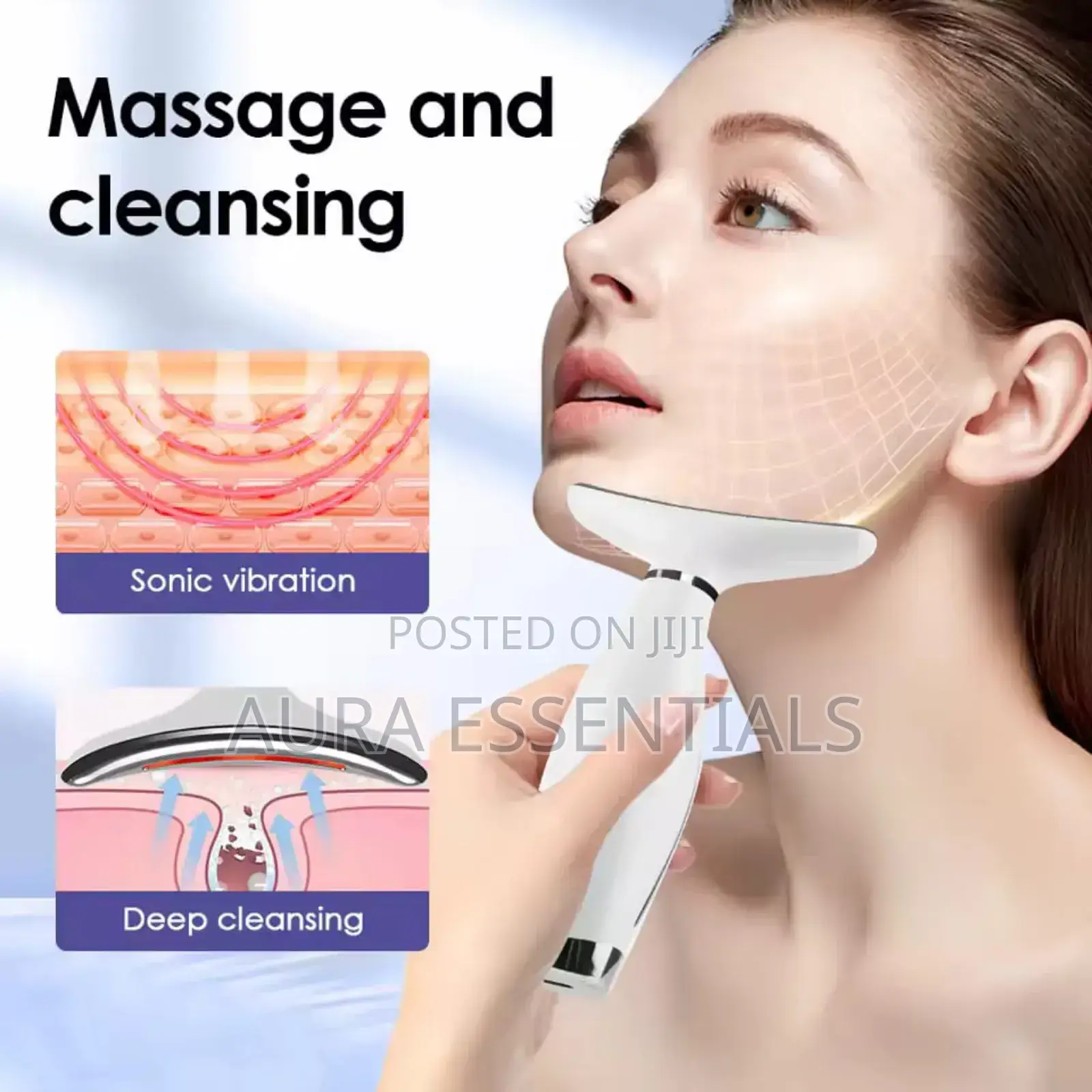 Neck and Face Lifting Skin Massager