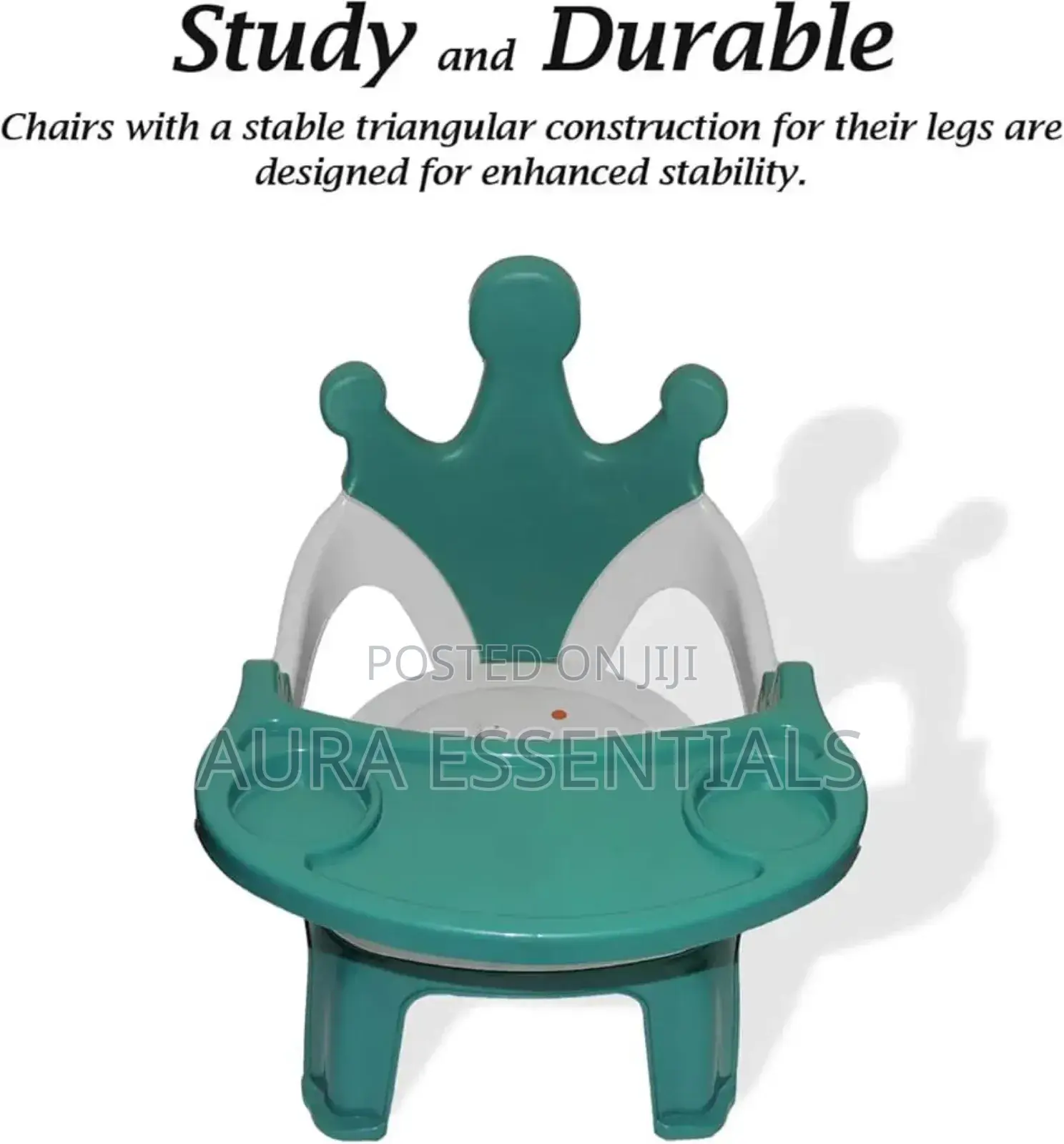 Bunny Design Kids Chair With Detachable Table Tray