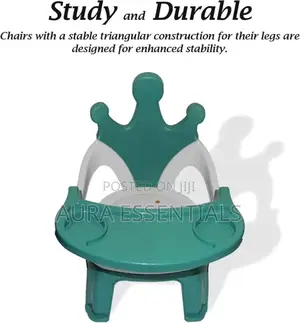 Bunny Design Kids Chair With Detachable Table Tray