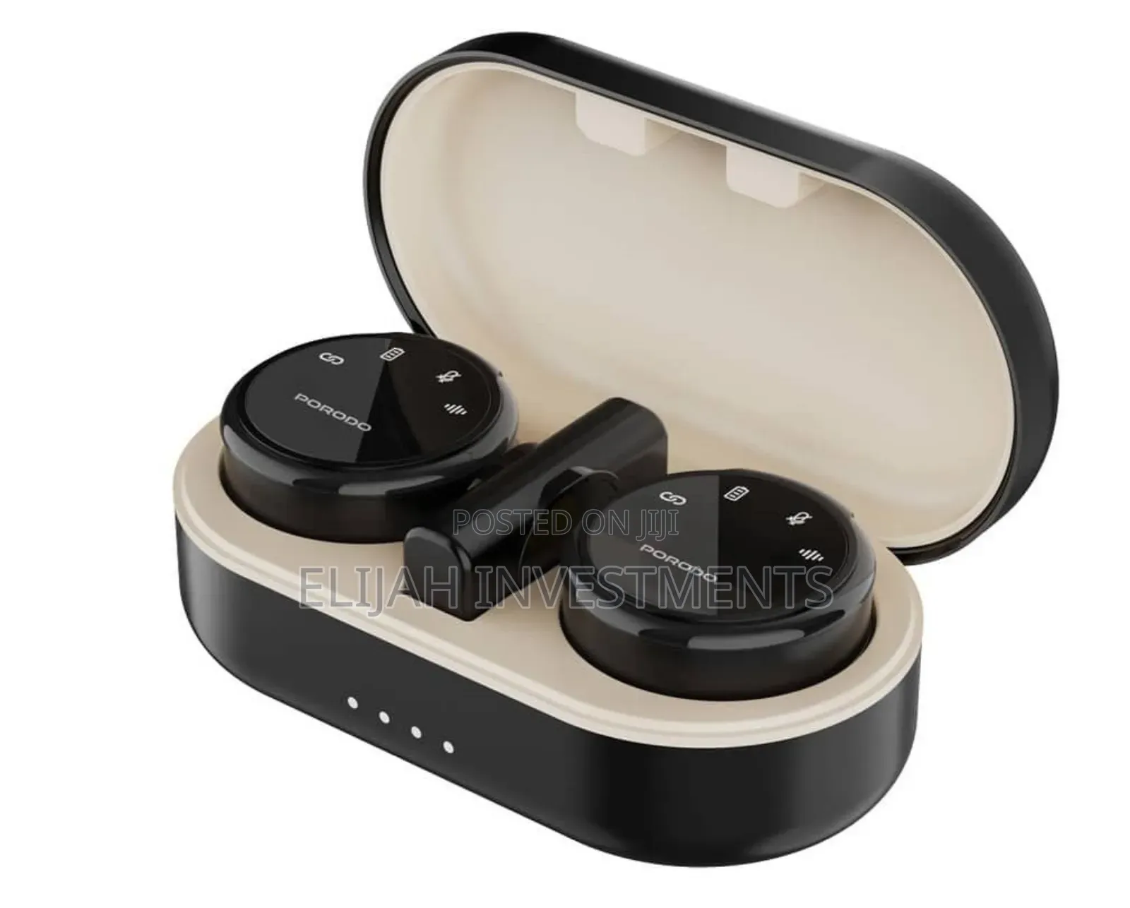 Porodo Professional Lavalier Microphone Set With a Charging Case