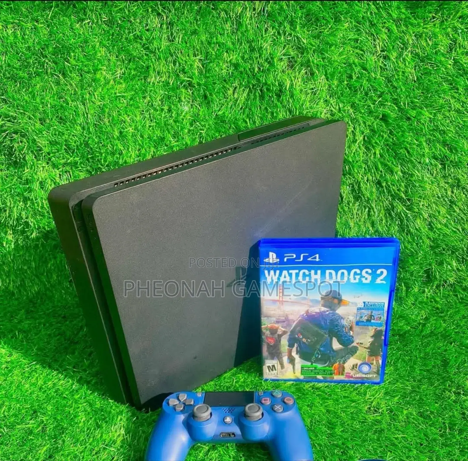 Ps4 Slim Chipped! 12 Games Offline, 2 Pads, Warranty/Receipt, Used