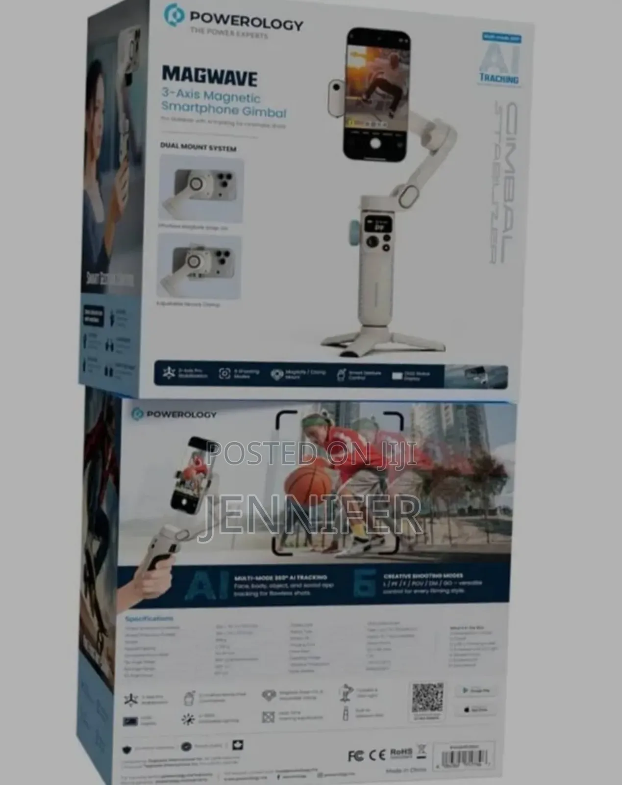 Powerology Magwave 3-Axis Magnetic Smartphone Gimbal