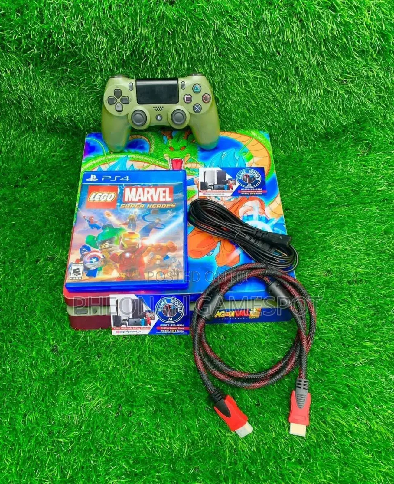 Ps4 Duo Pack With Two Controllers and 16 Games Installed, Smooth Actio