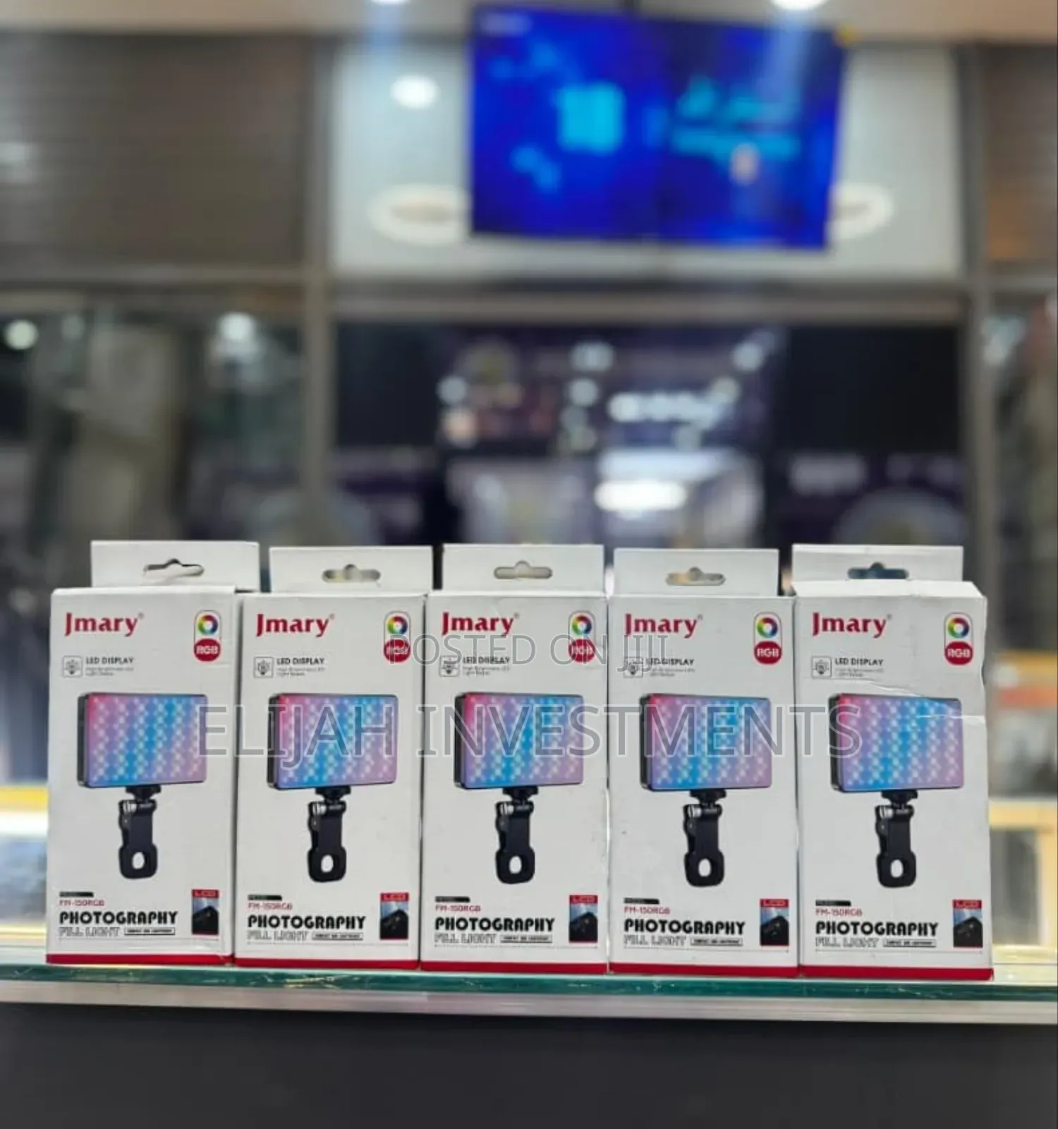 Jmary Fm-150rgb Portablerechargeable Camera Light