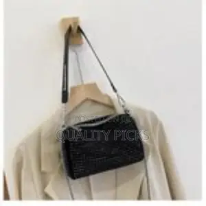 Women Studded Crystal Shoulders Bag.