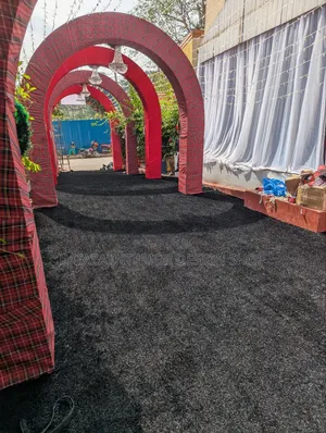 Lovely Good Material Grass Carpet Black