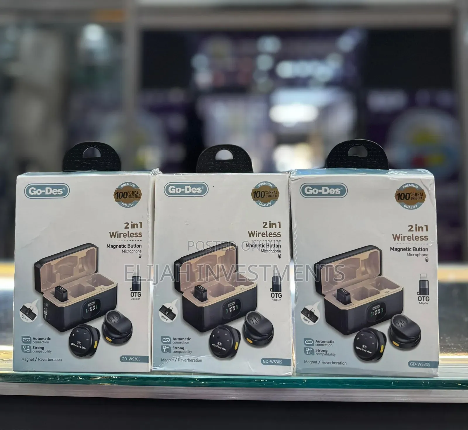 Go Des Gd-Ws305 2in1 Type-C and Lightening