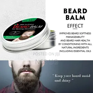 Men Beard Growth Balm 100% Natural Beard Balm For Men - 60g