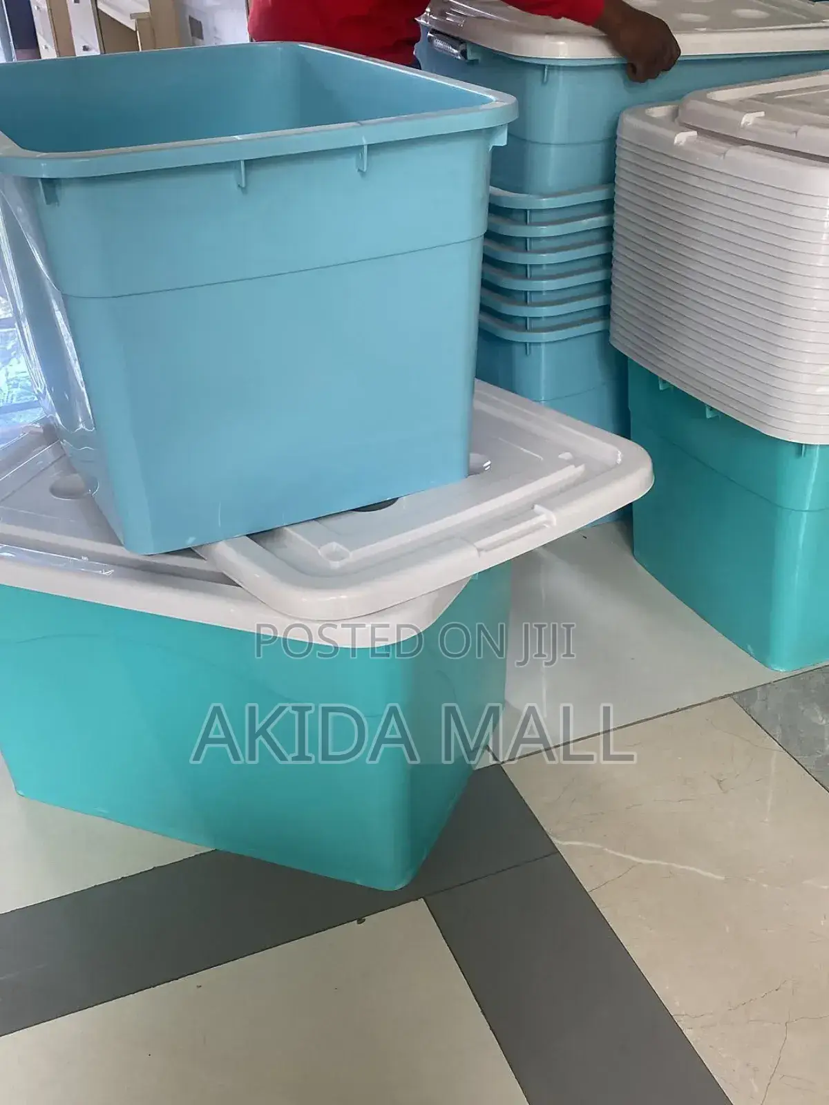 Big Size Heavyduty Plastic Storage Box With Lid