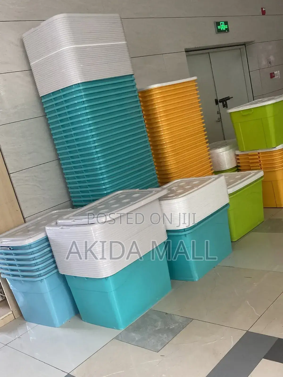Big Size Heavyduty Plastic Storage Box With Lid