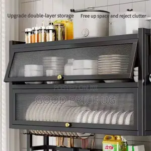 Over the Sink Double-Layer Kitchen Storage and Drying Rack