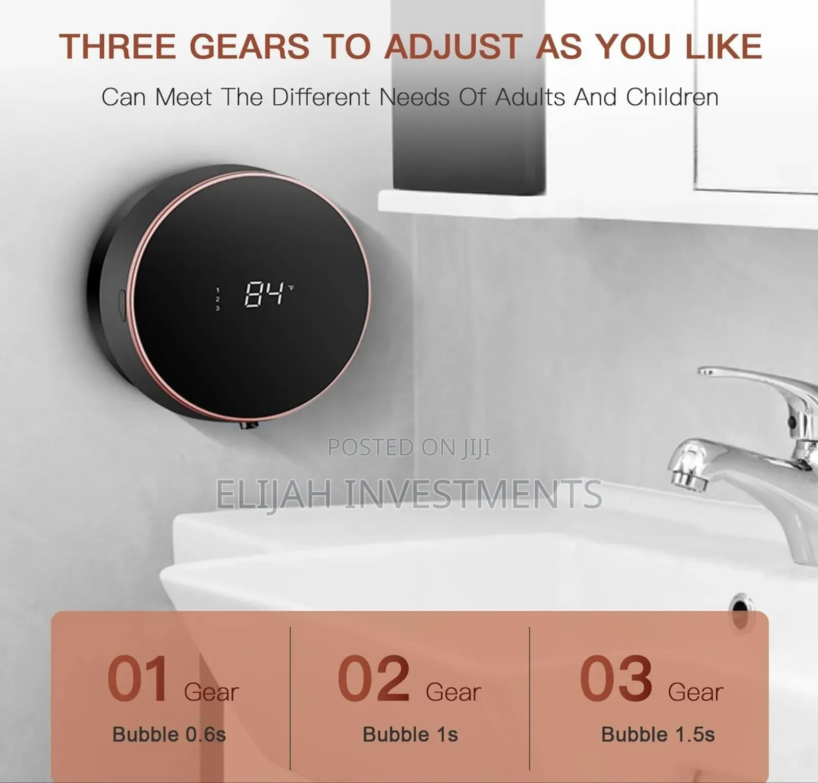 Wall Mounted Digital Soap Dispenser