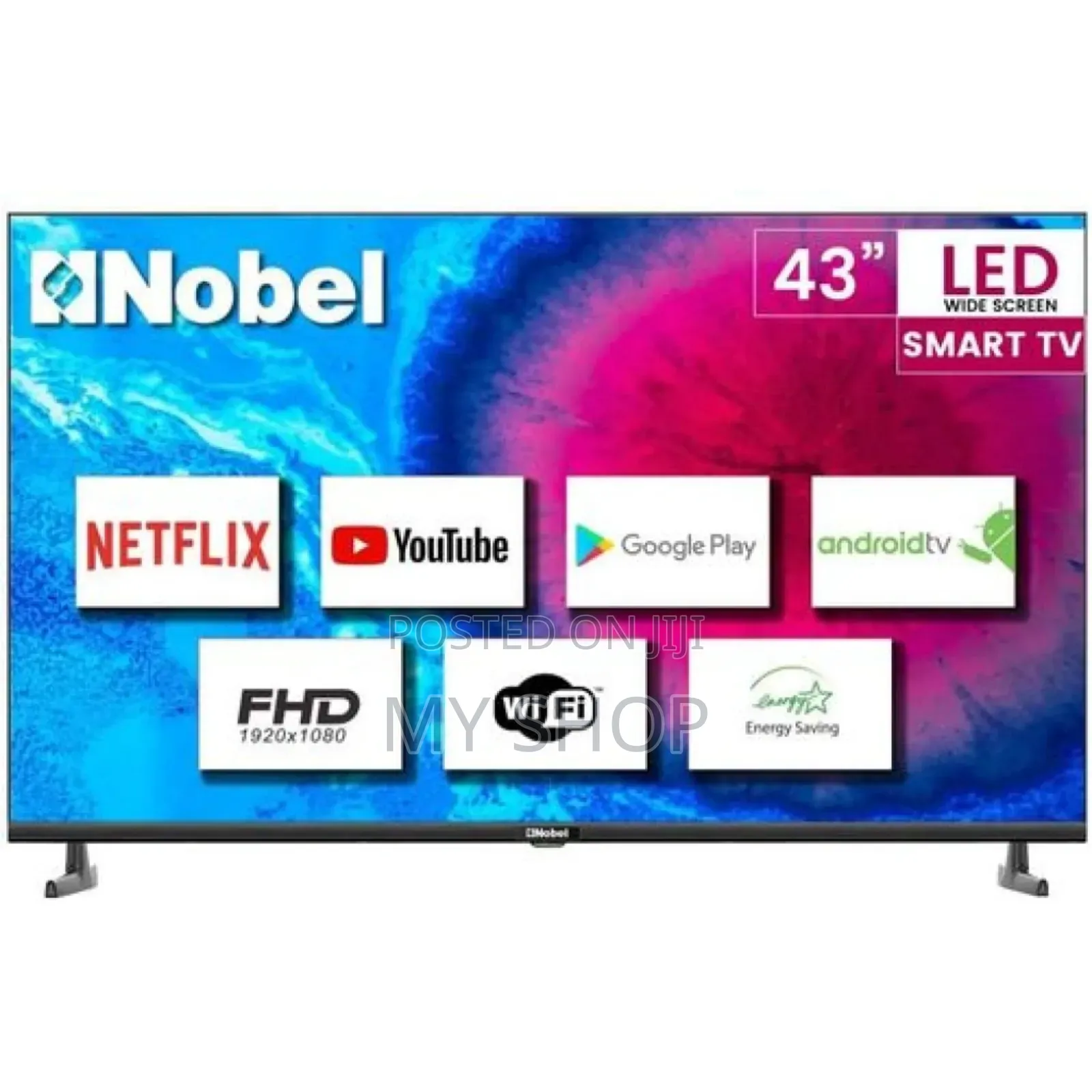 Noble 43-Inch Smart Tv N43; Android Full Hd Led Tv