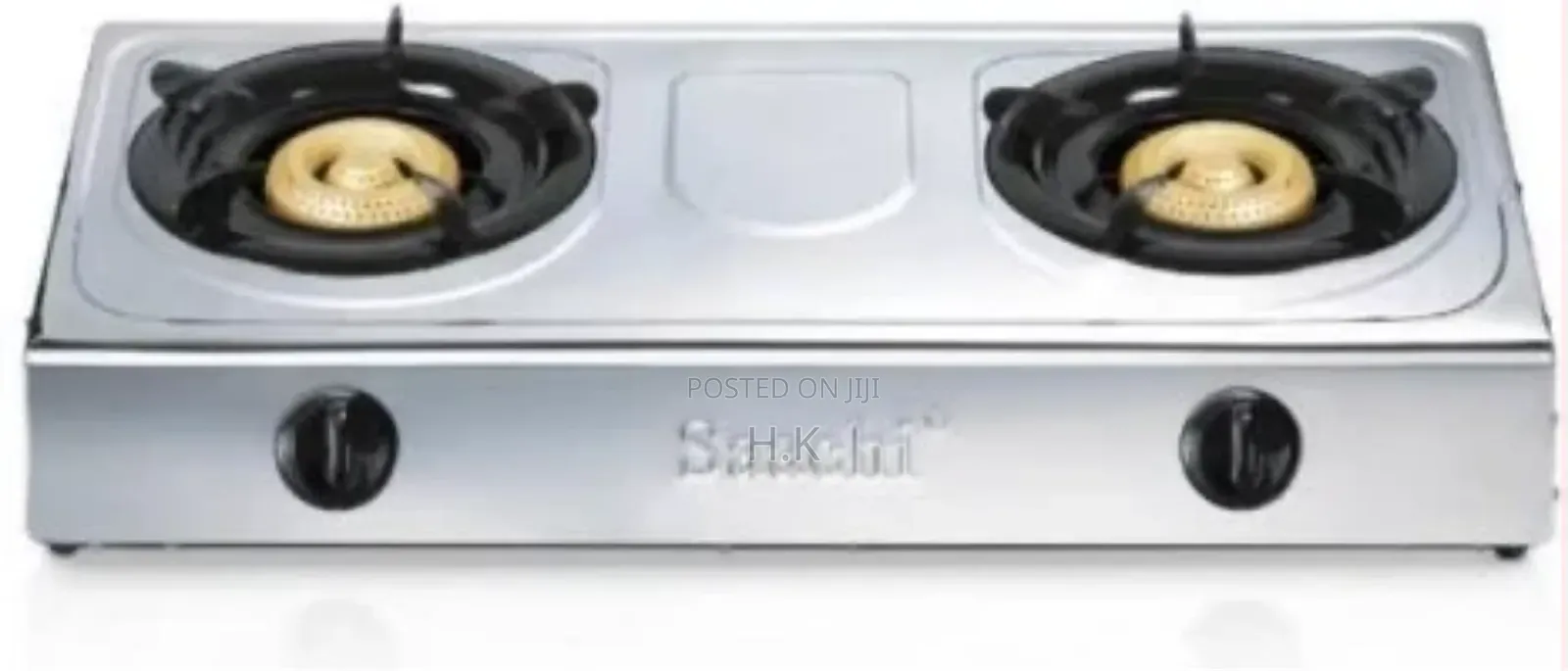 Saachi Double Burner Gas Stove Nl-Gas-5221-St With Automatic Ignition