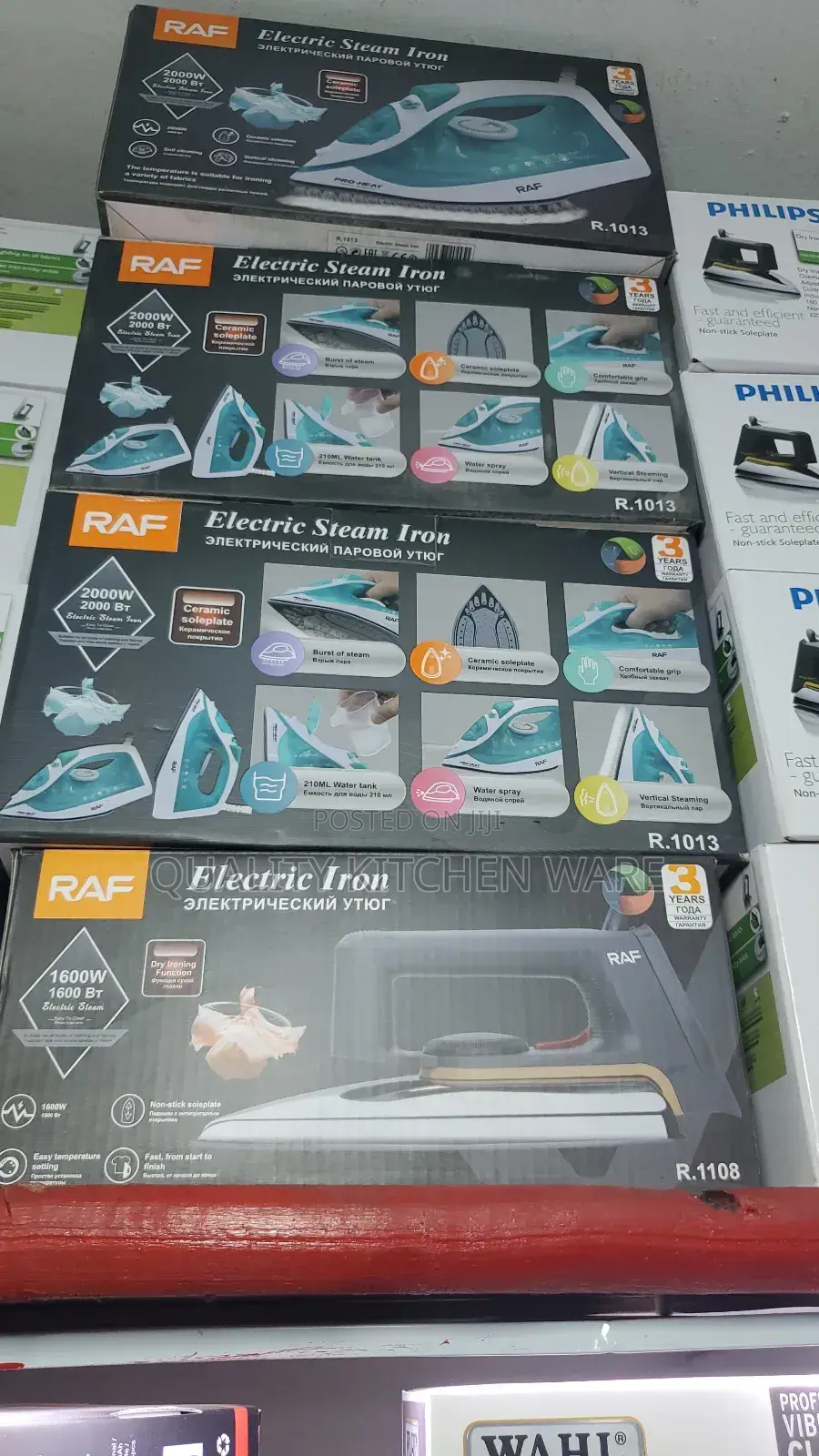 Raf Steam Iron