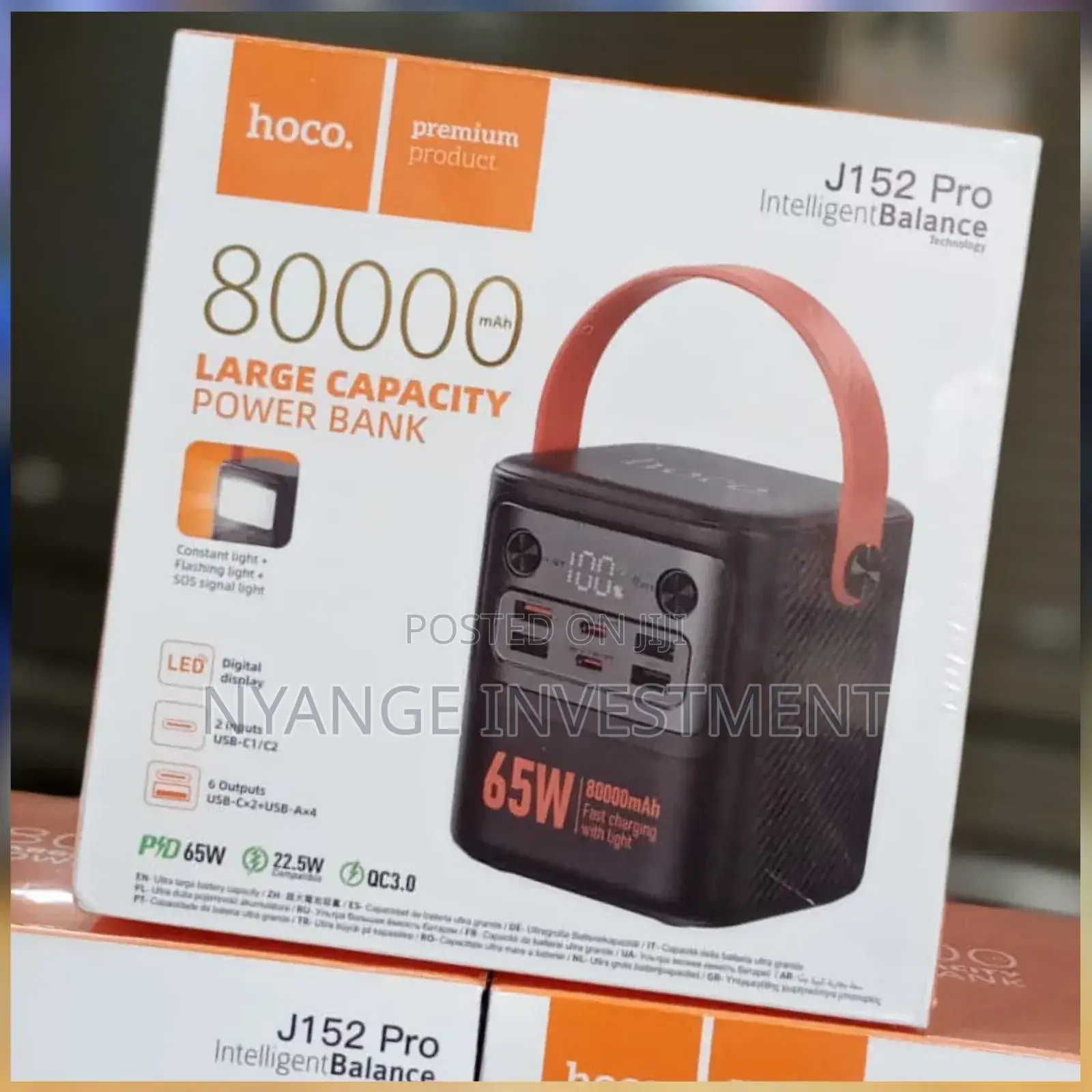 Hoco 80000mah Power Bank.