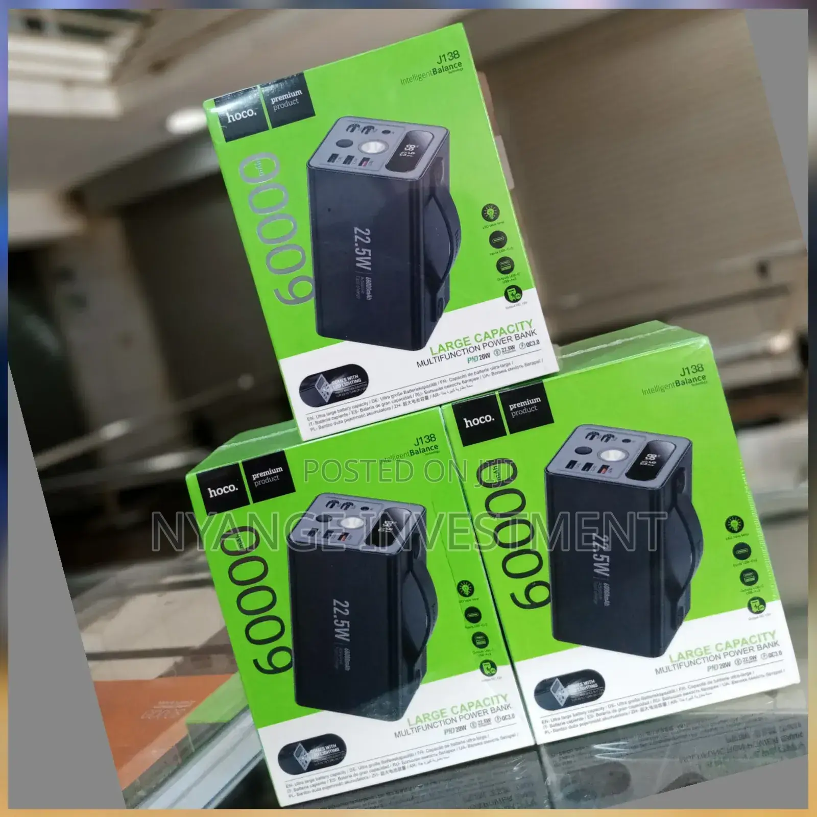 60000mah Hoco Power Bank. Power Bank