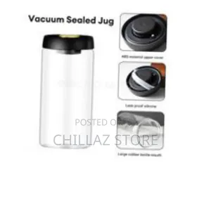 2 PCS of 1200mls and 1800mls Glass Food Canisters.