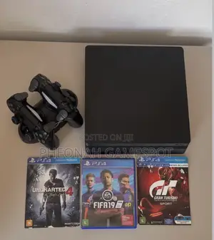 Ps4 Bundle, Two Pads, 15 Installed Games, Bright Crisp Action.