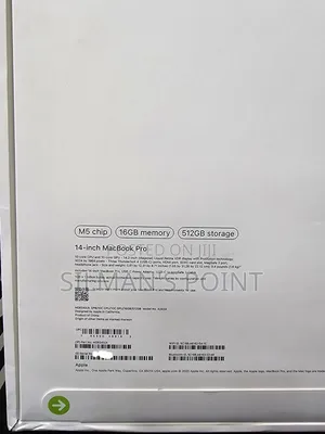 New Laptop Apple Macbook Pro 2025 M5 14-inch 16GB Apple M5 SSD 512GB