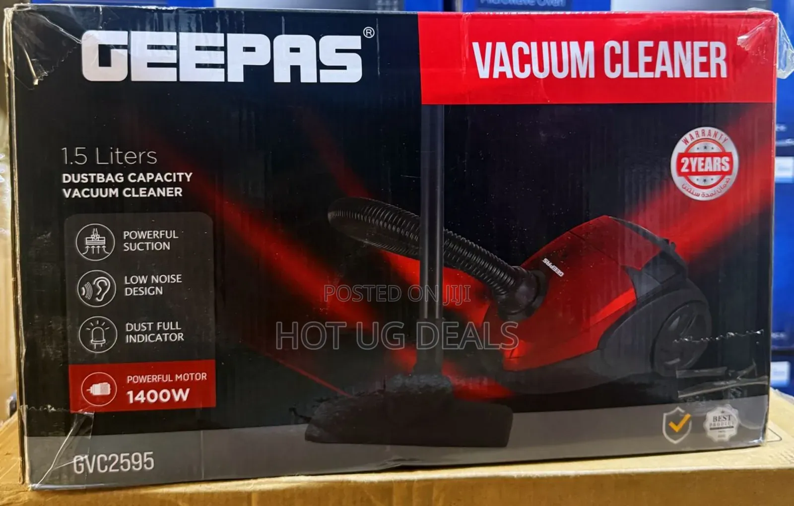Geepas 1.5l Vacuum Cleaner Gvc2595 – Blue