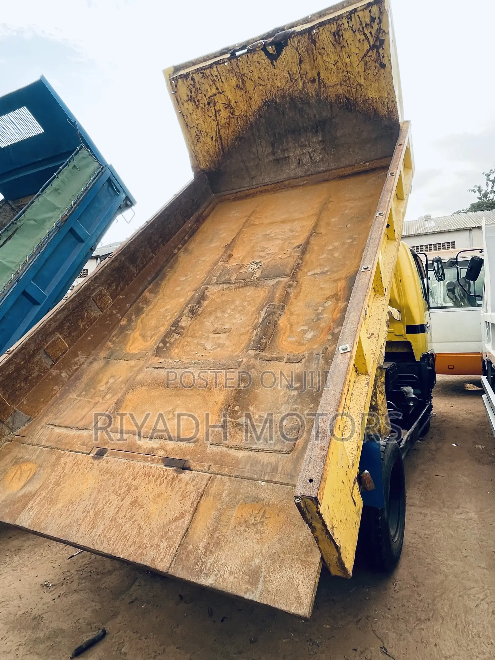 Hino Dumper Yellow Color