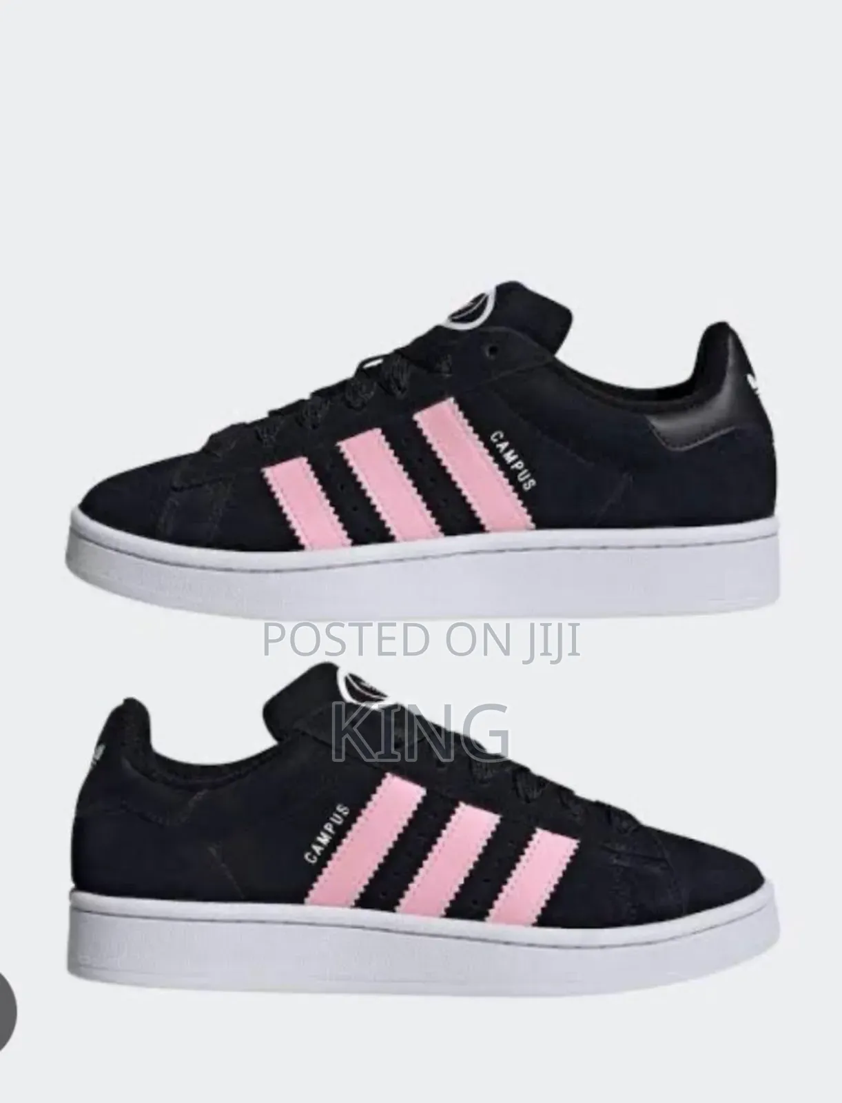 Adidas Campus 00s Sneaker in the "Core Black/True Pink