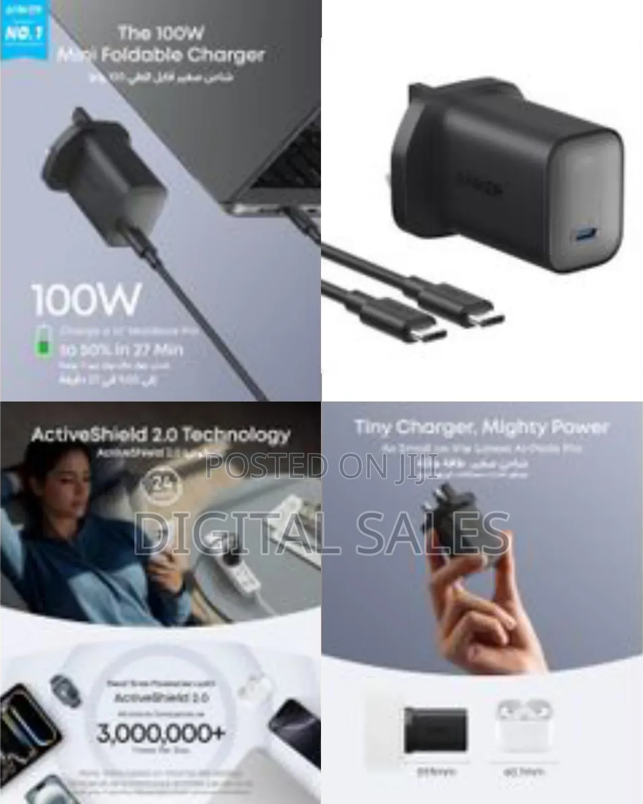 Anker Nano 100w Macbook Charger, Usb-C Charger for Macbook, iPad