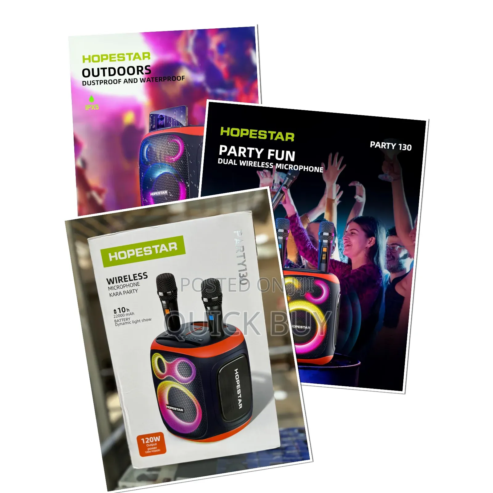 Hopestar Ultimate Heavy-duty Bluetooth Speaker With Karaoke Microphone