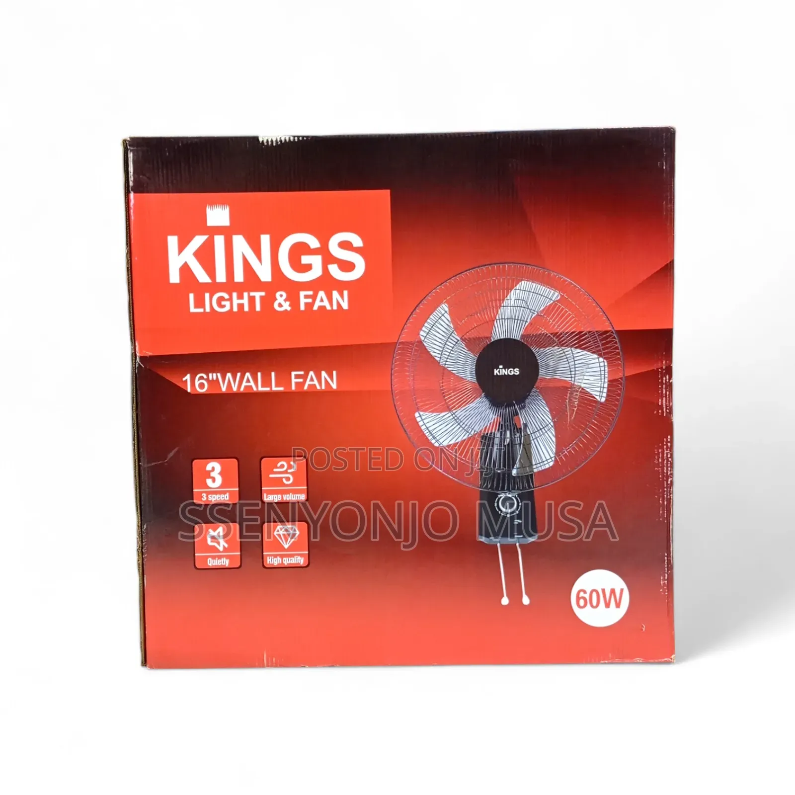 Kings 16′′ Wall Fan – Kwf40-807