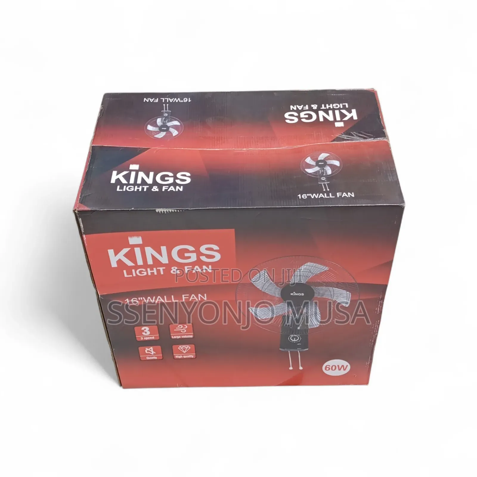 Kings 16′′ Wall Fan – Kwf40-807