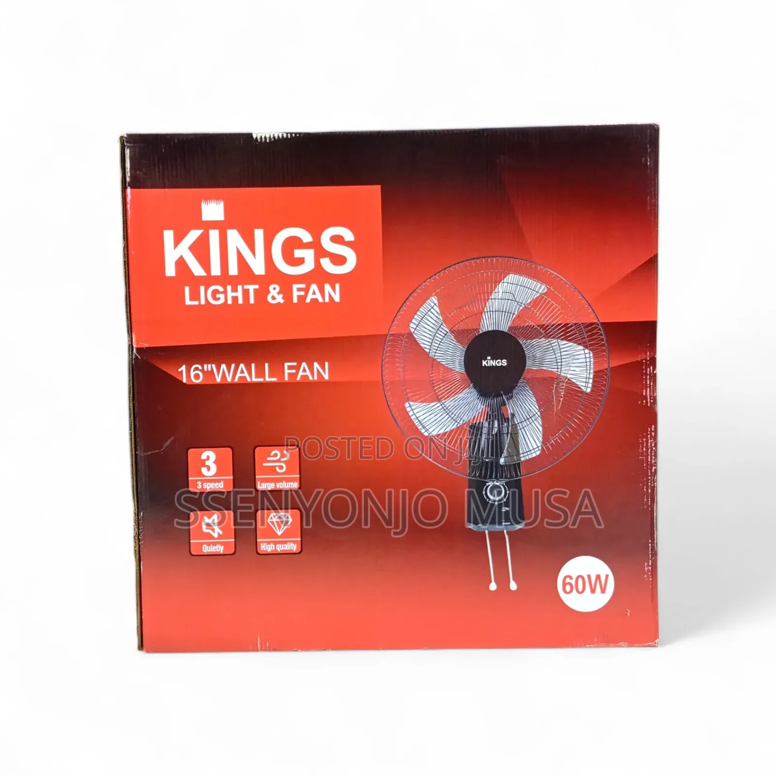 Kings 16′′ Wall Fan – Kwf40-807