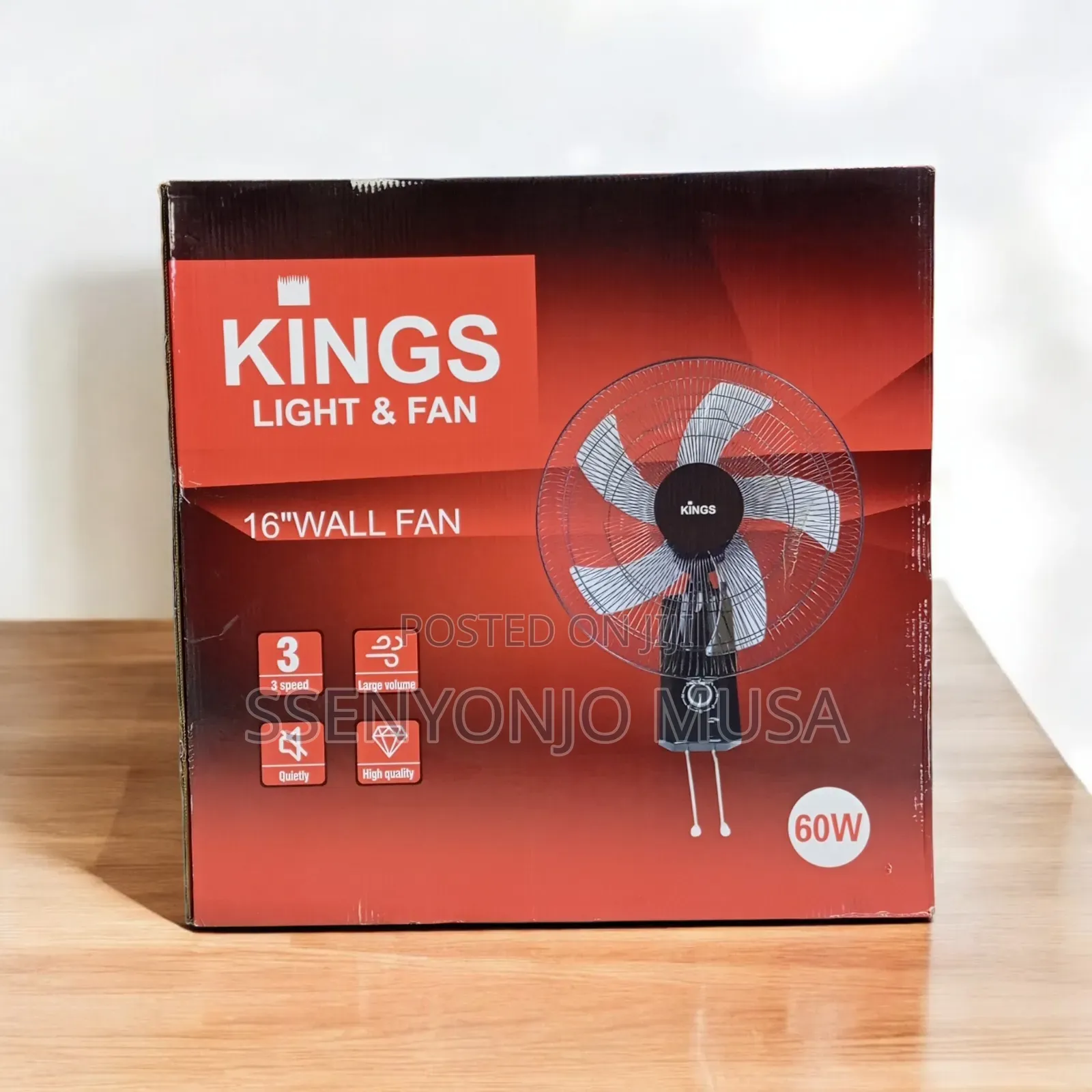 Kings 16′′ Wall Fan – Kwf40-807