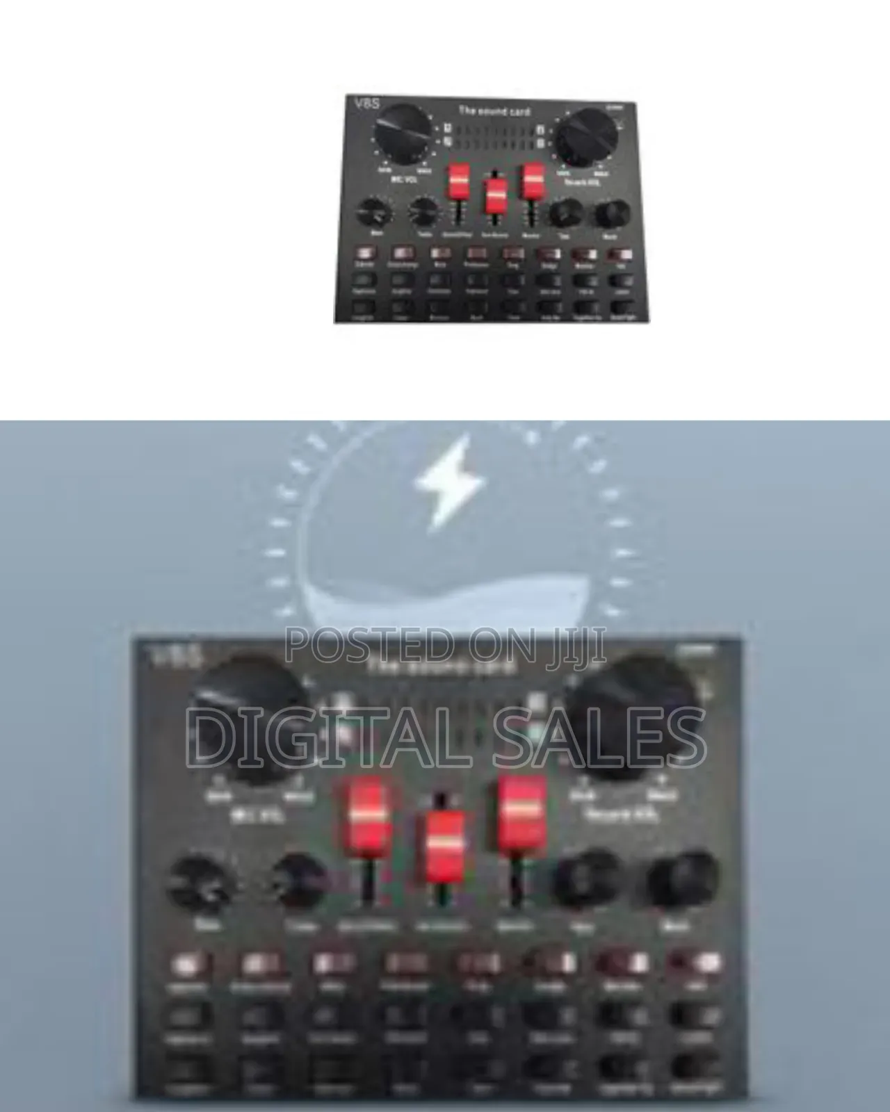 Microphone Bm800 Condenser Microphone With V8s Live Sound Card