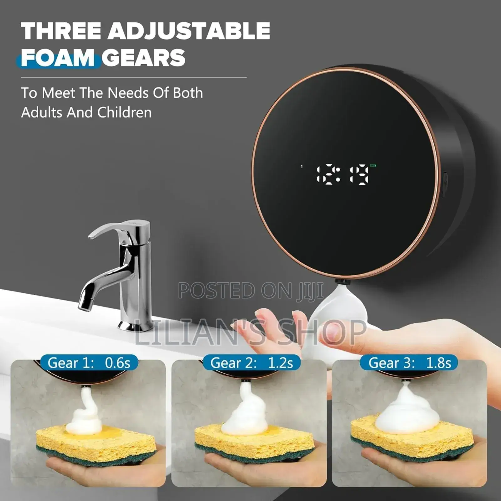 Wall Mounted Digital Soap Dispenser