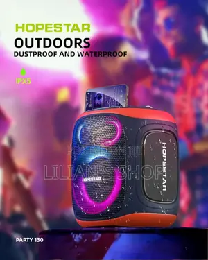 Hopestar Ultimate Heavy-Duty Bluetooth Speaker With Karaoke Microphone
