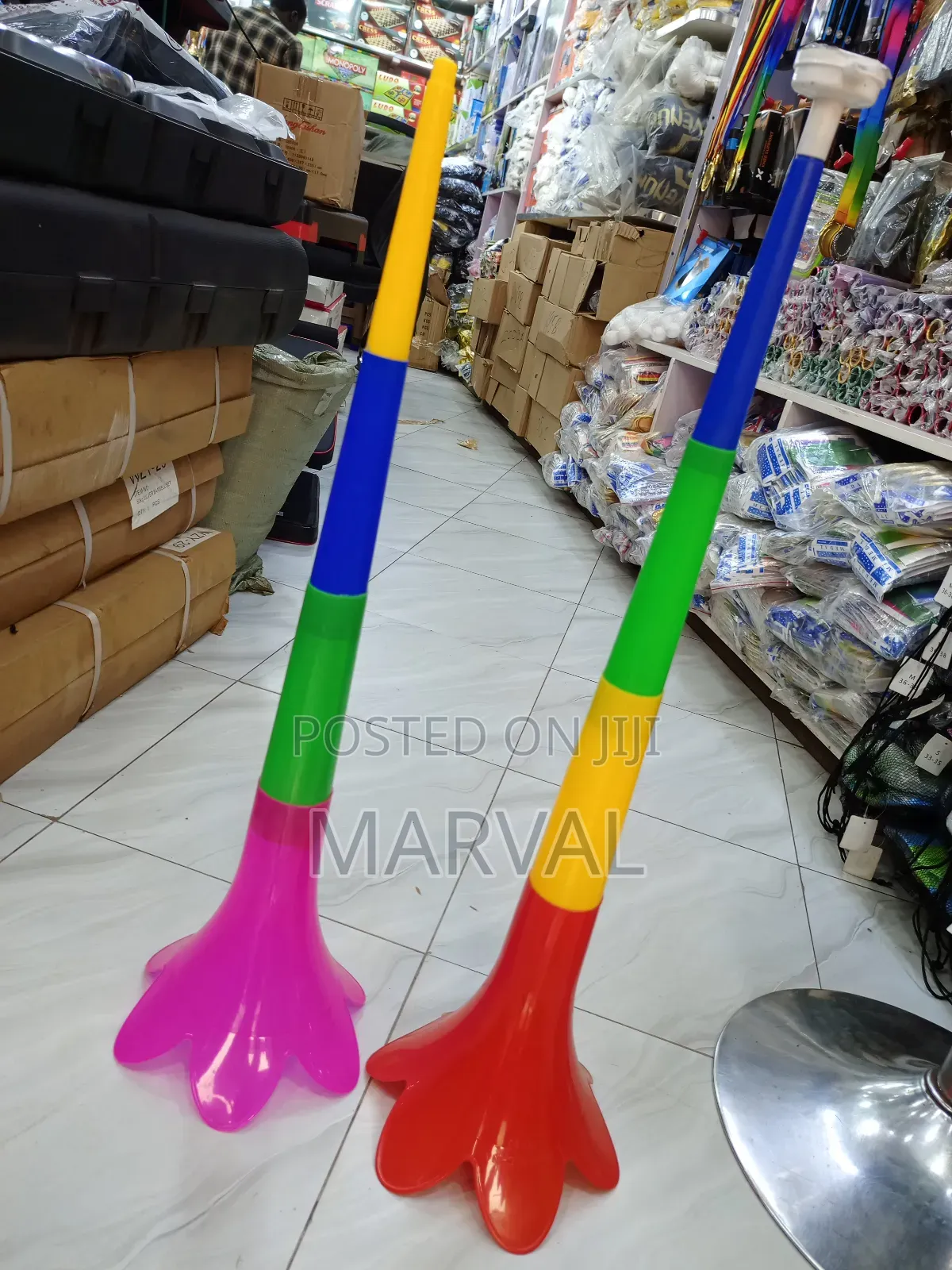 Multi-Colored Plastic Vuvuzela Stadium Horns.