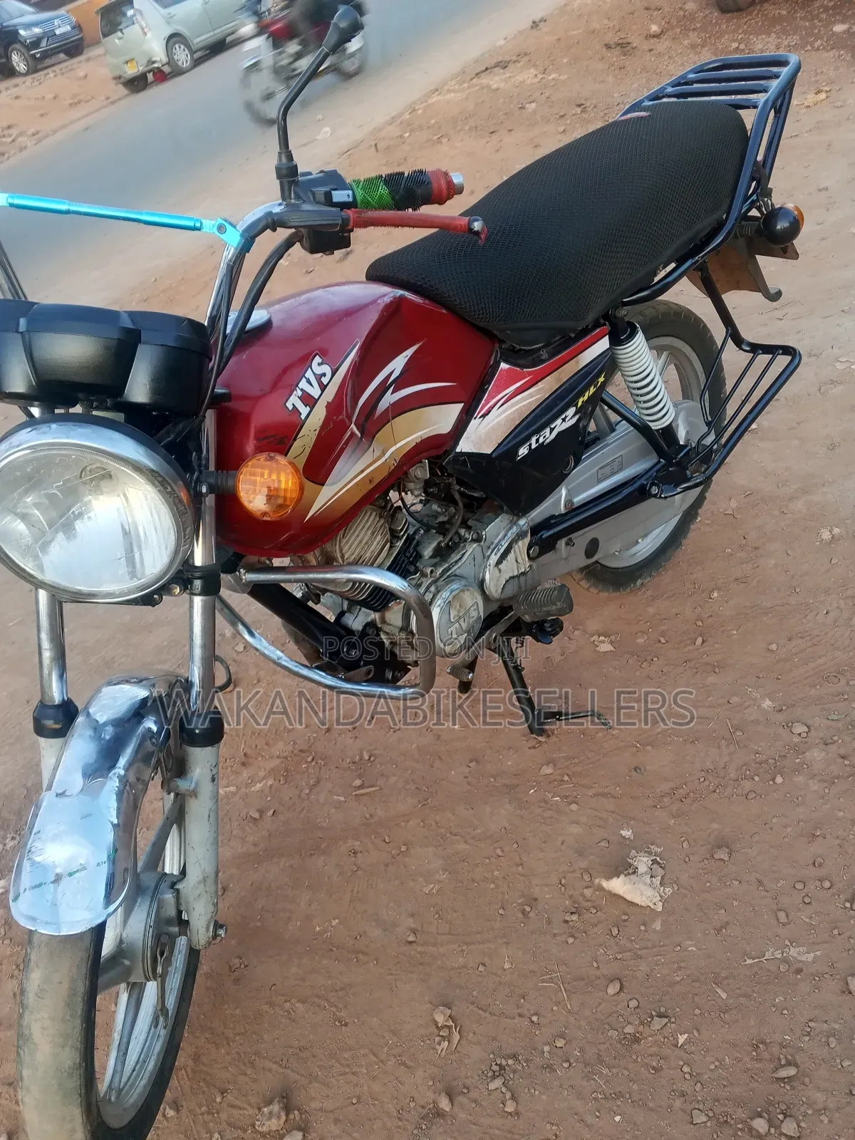 TVS XL 100 2019 Red