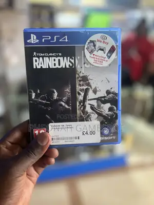 Rainbow Six Siege Game Cd for Ps4