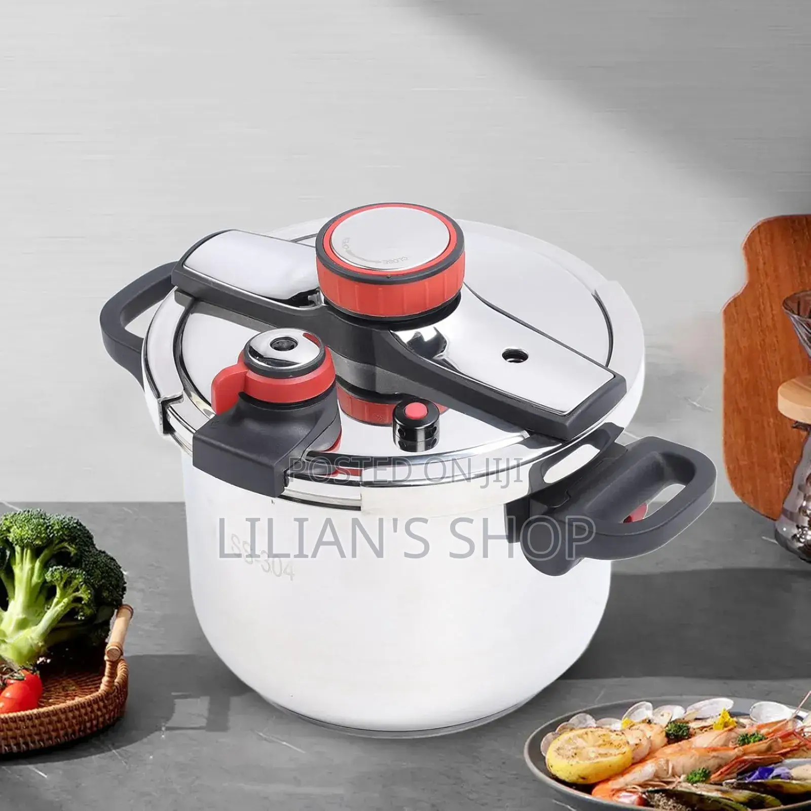 Deniphi 8l Stainless Steel Pressure Cooker