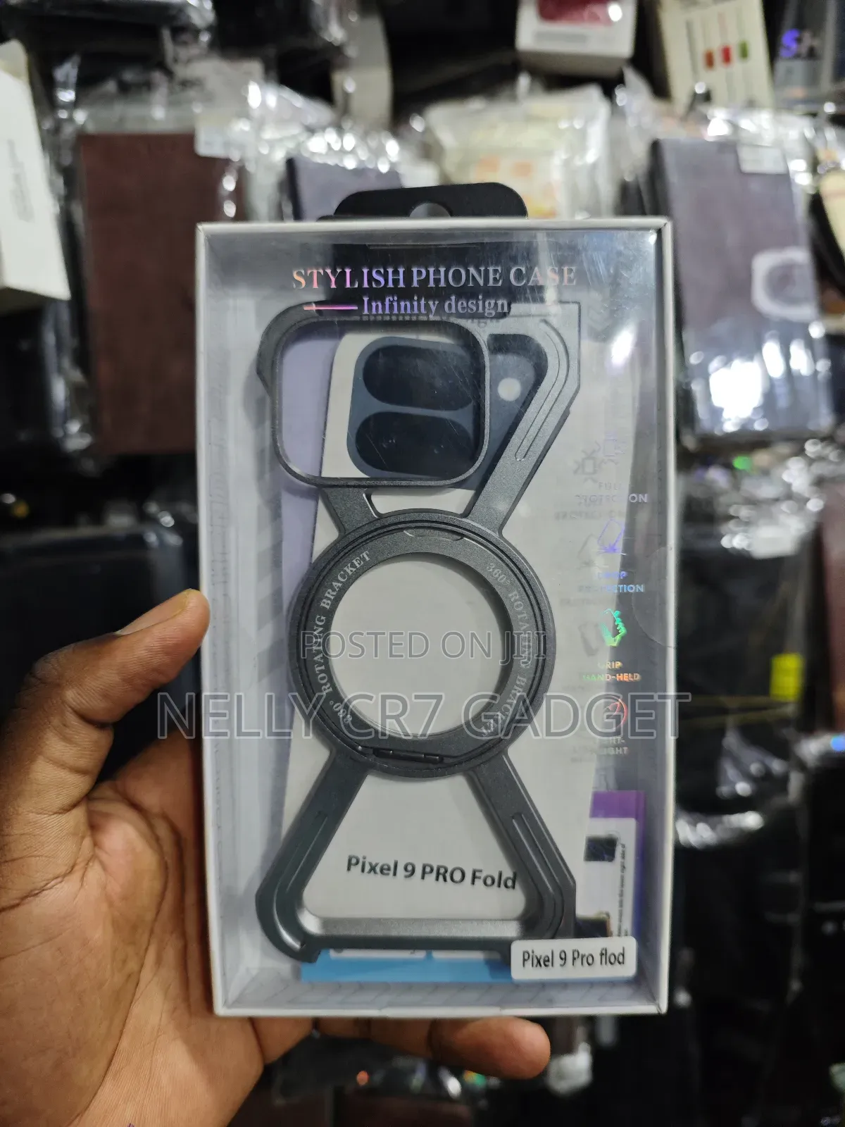 9 Pro Fold Rotating Bracket Case