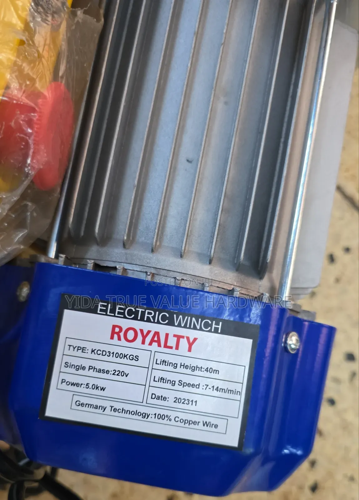 Eletric Hoist 2 Ton