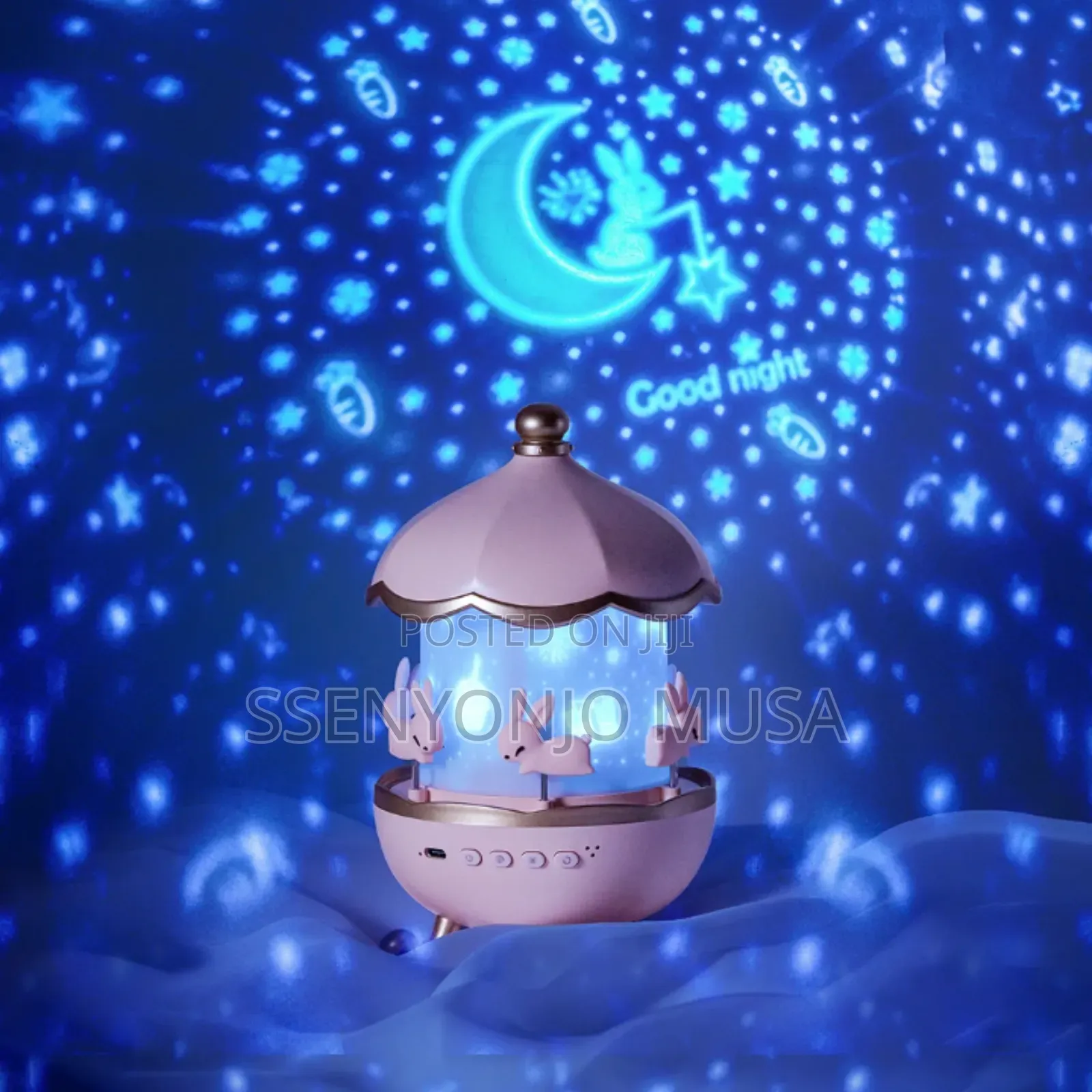 Sky Projector Night Light For Kids – 360° Rotating Lamp, Rechargeable