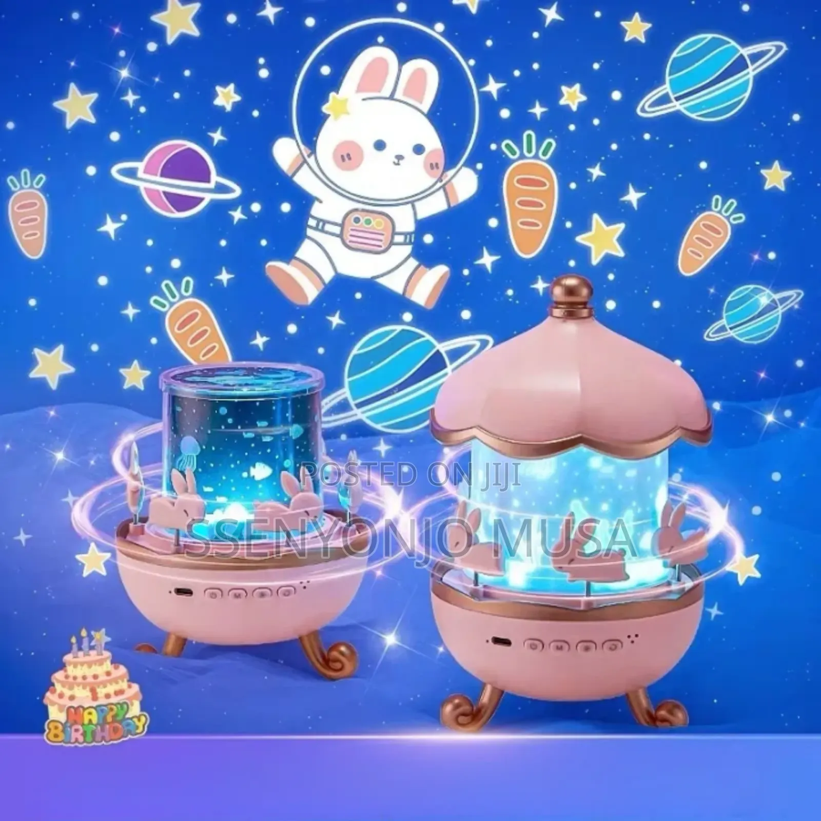 Sky Projector Night Light For Kids – 360° Rotating Lamp, Rechargeable
