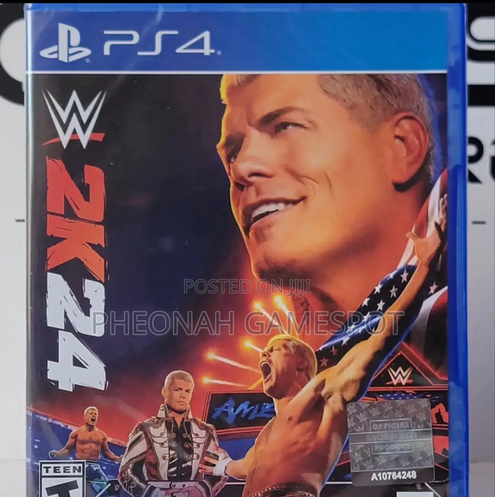 Wwe 2k24 Game Cd For Ps4 – Fresh Cd, Perfect For Future Superstars