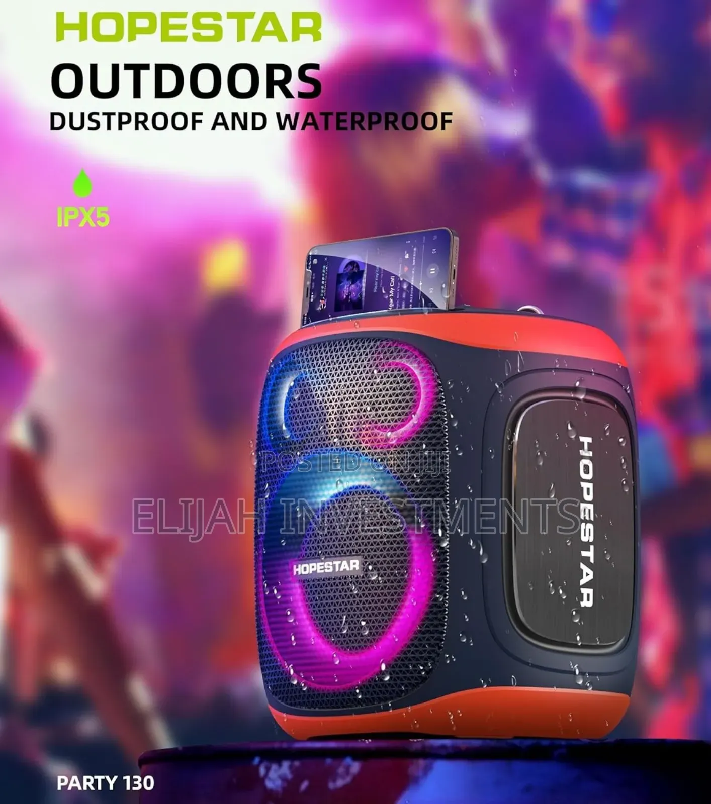 Hopestar Ultimate Heavy-Duty Bluetooth Speaker With 2 Microphones