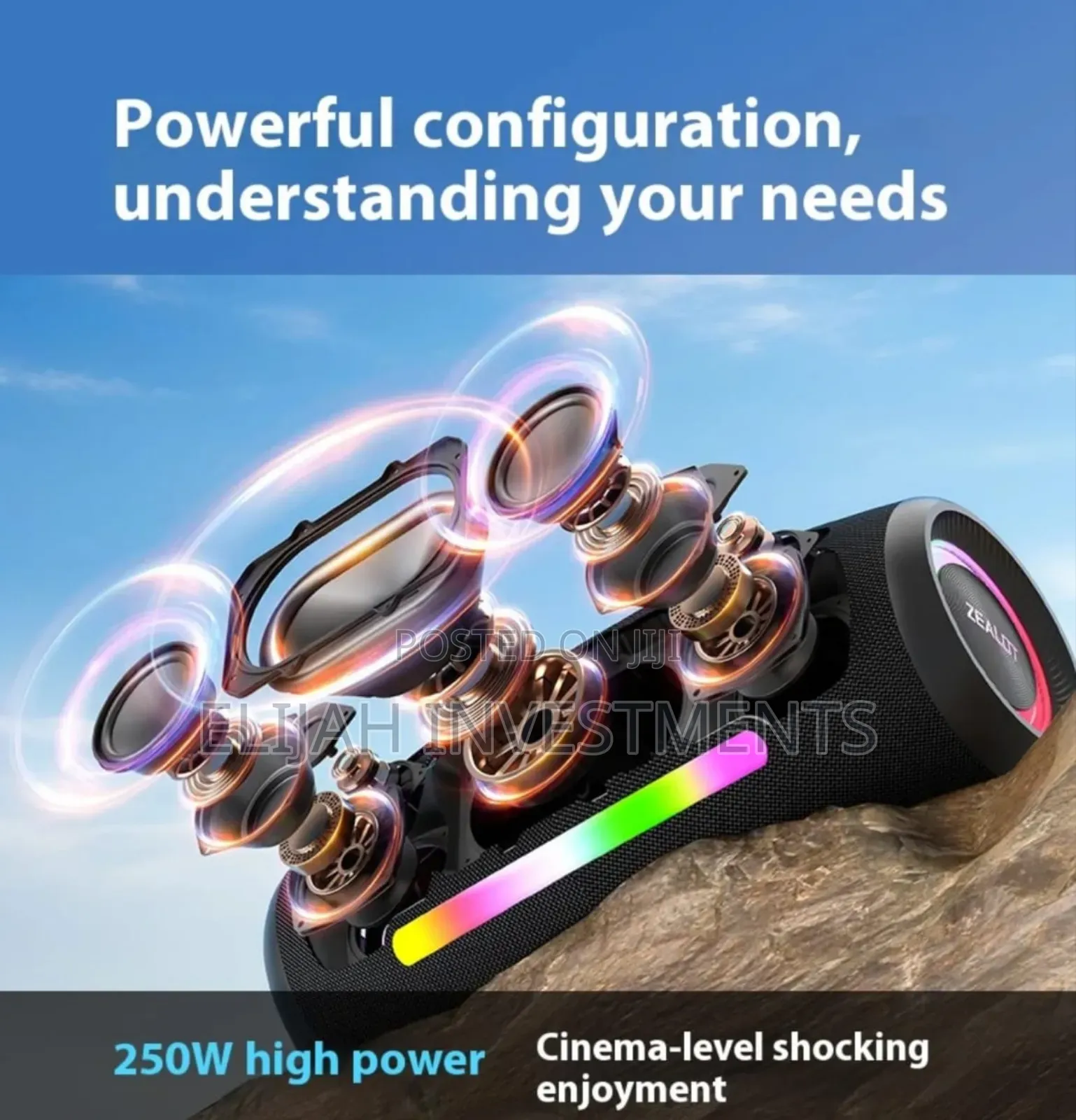 Zealot S89 Outdoor Party Base Speaker