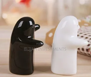 Ceramic Couple Hug Salt and Pepper Shakers