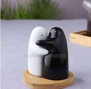 Ceramic Couple Hug Salt and Pepper Shakers