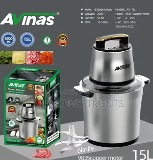 Avinas France Kitchen Electric Meat Grinder (Model: Av-15l)